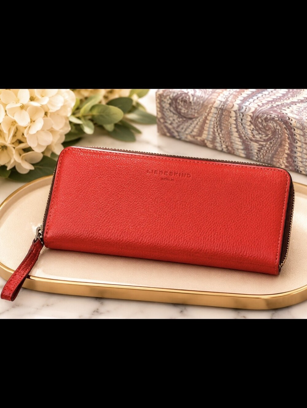 Liebeskind Red Leather Wallet